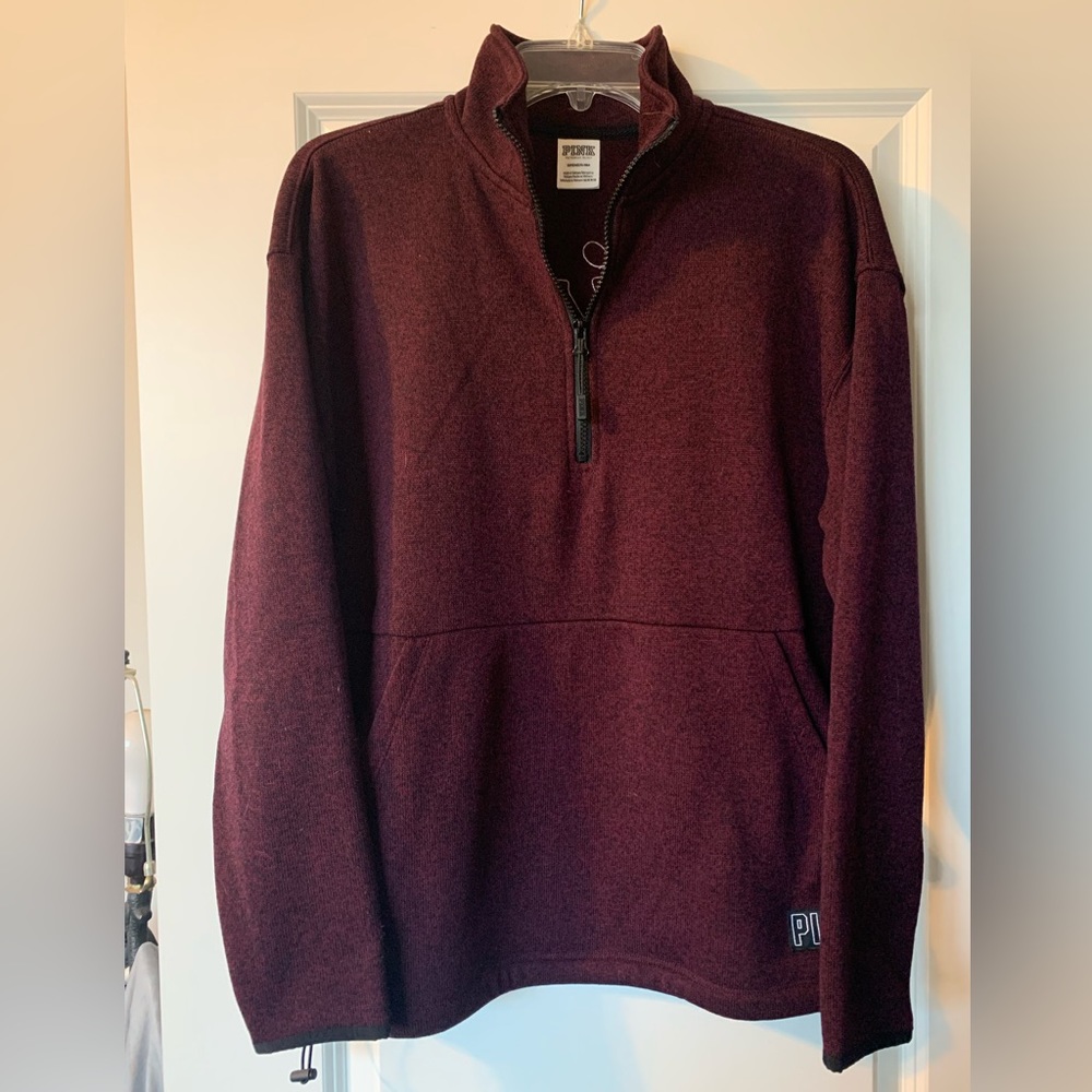 UNWORN PINK Fleece Quarter Zip